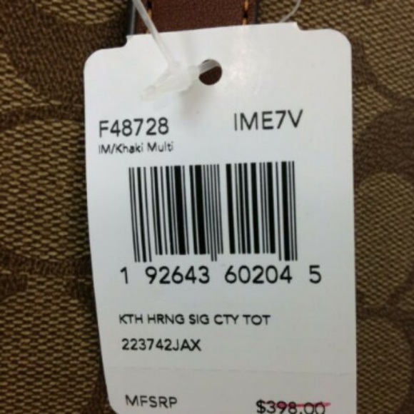 AUTHENTIC NWT COACH X Keith Haring Tote - Picture 5 of 5